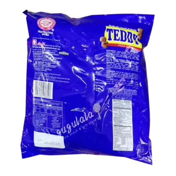Hup Seng Chocolate Teddy Biscuits 112g