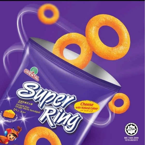 Oriental Super Ring Cheese Snacks 60g
