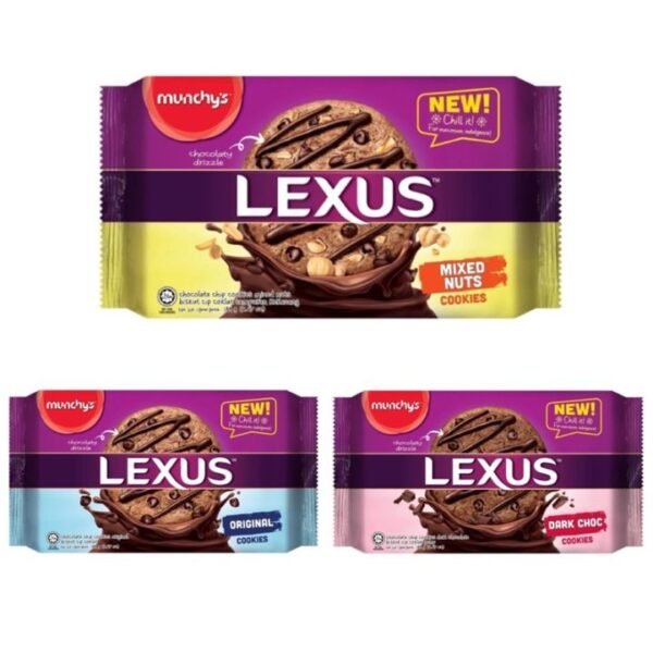 Munchy s Lexus Chocolate Chips Cookies 189g