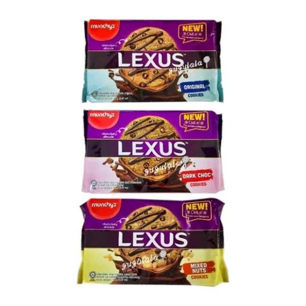 Munchy s Lexus Chocolate Chips Cookies 189g