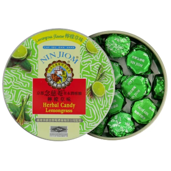 Nin Jiom Herbal Candy  Tangerine Lemon   Lemongrass   Original   Super Mint